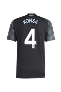 Aston Villa Ezri Konsa #4 Voetbaltruitje Uit tenue 2025-26 Korte Mouw